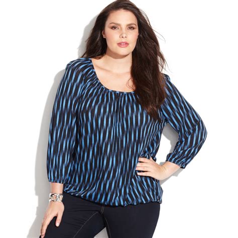 michael kors women's plus size tops|Michael Kors plus size romper.